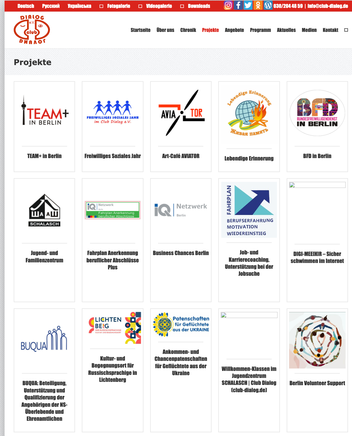 Projekte - Vorher