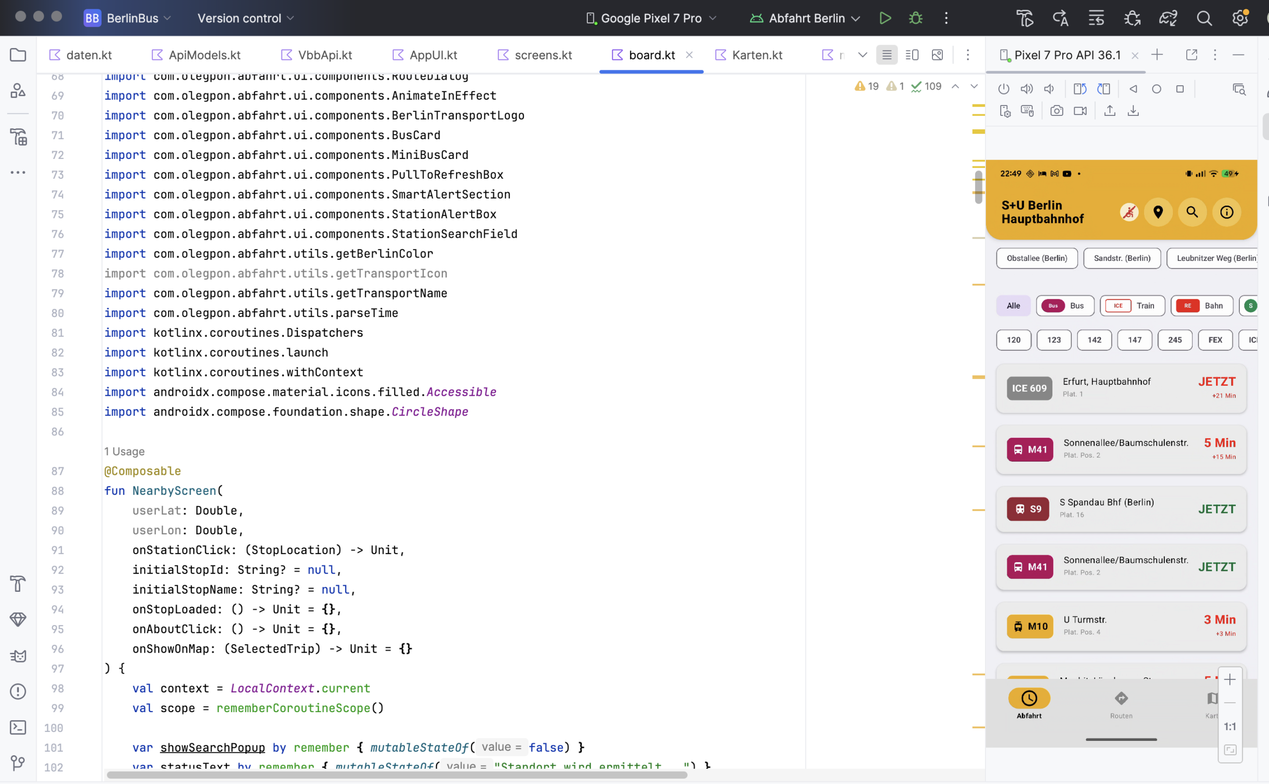 Android Studio Workspace